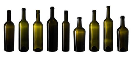 bottiglie per vini bianchi