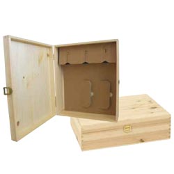 cassette legno vino